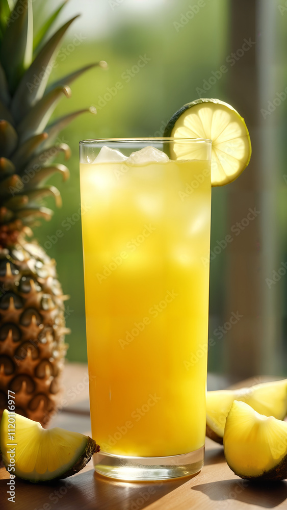 Tropical Pineapple Mocktail Tropical Pineapple Mocktail