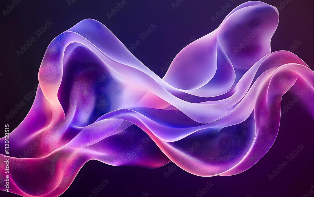 Naklejka premium Blurred purple and pink gradient abstract banner for social media or header website. Background in green tones with space for text or product.