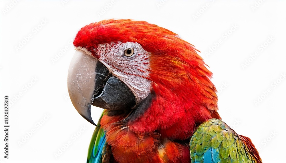 Fototapeta premium red and yellow macaw ara ararauna