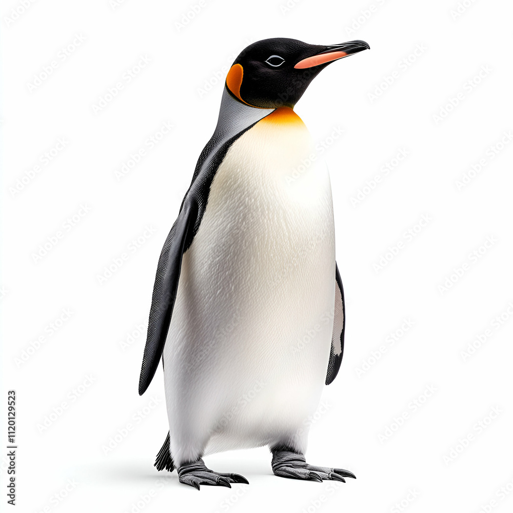 Fototapeta premium A majestic penguin standing proudly.