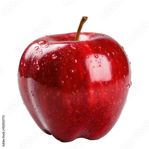 Juicy Red Apple, Fresh Fruit, Vitamins, Healthy Eating, Delicious Snack photo