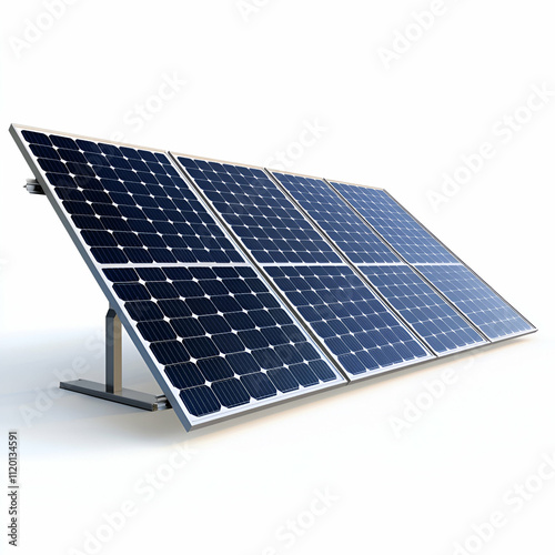 Solar panel generating renewable energy.