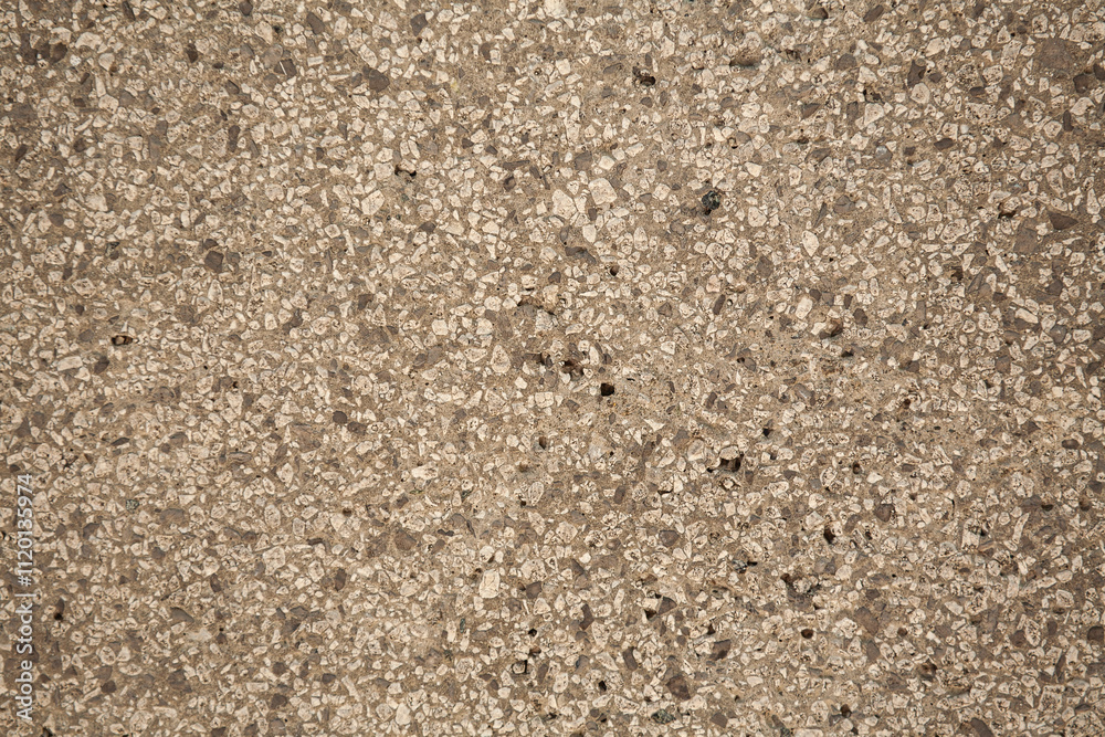 Texture of a Surface with Gravel-Like Stone Granules