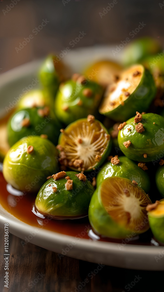 Roasted Brussels Sprouts with Honey Sauce Roasted Brussels Sprouts with Honey Sauce