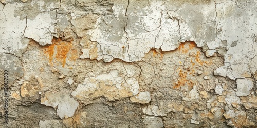 A close-up of the Berlin Wall with cracks and faded paint, showing the remnants of history.