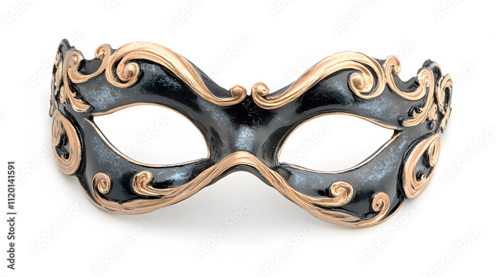 Venetian mask isolated on a white background. Venice masquerade for carnical and festivals Venetian mask isolated on a white background. Venice masquerade for carnical and festivals