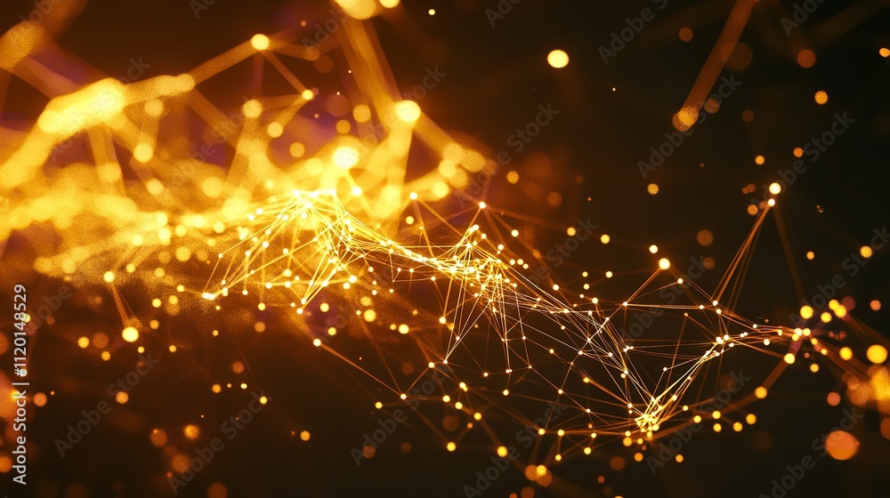 Fototapeta premium Abstract Digital Data Visualization Incorporating Binary Code, Ideal for Technology and Data-Related Themes