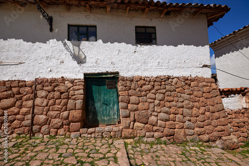 Chinchero is a picturesque town located in the Sacred Valley of the Incas, about 30 kilometers from Cusco, Peru. Known for its traditional Andean culture, it offers stunning views of the surrounding photo