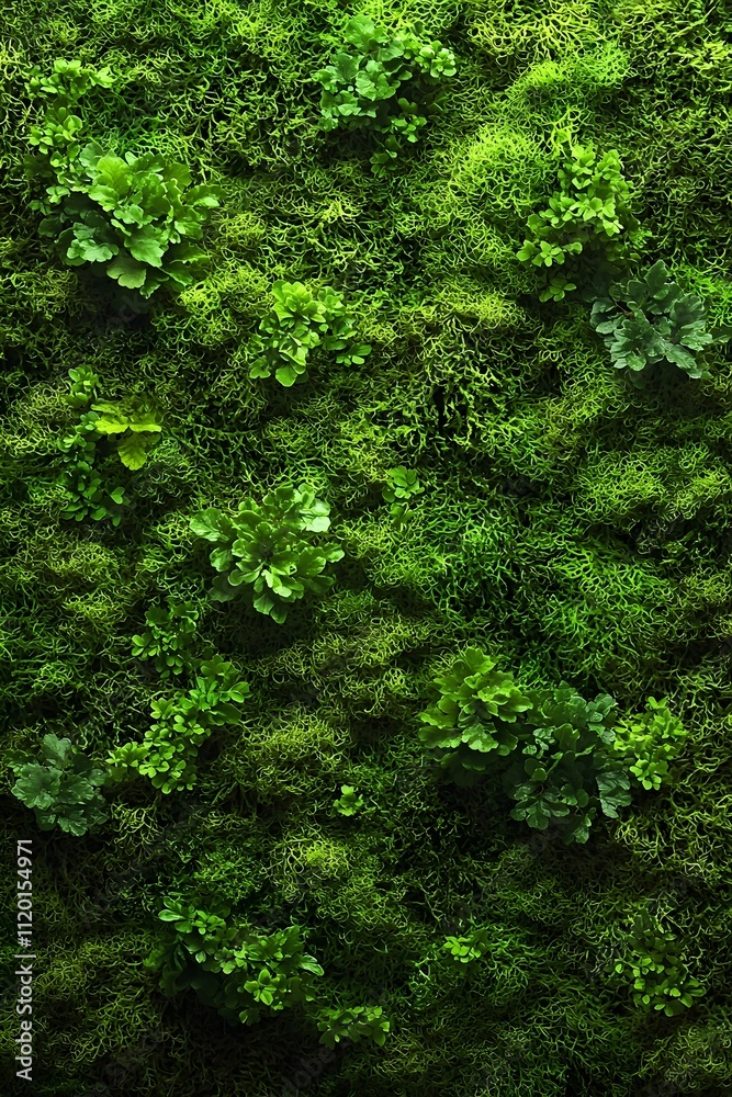 A vibrant green vertical garden showcasing various leafy plants and moss, creating a lush and calming atmosphere perfect for indoor spaces. A vibrant green vertical garden showcasing various leafy plants and moss, creating a lush and calming atmosphere perfect for indoor spaces.