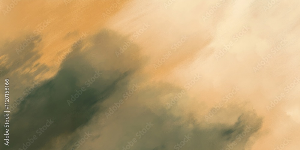 Abstract painting effect with green and orange brushstrokes, ideal for backgrounds and artistic projects Abstract painting effect with green and orange brushstrokes, ideal for backgrounds and artistic projects