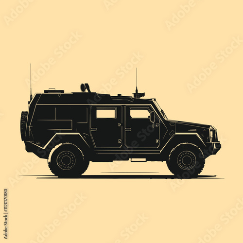 Flat design soldier silhouette Veterans Vector