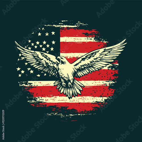 Flat design soldier silhouette Veterans Vector