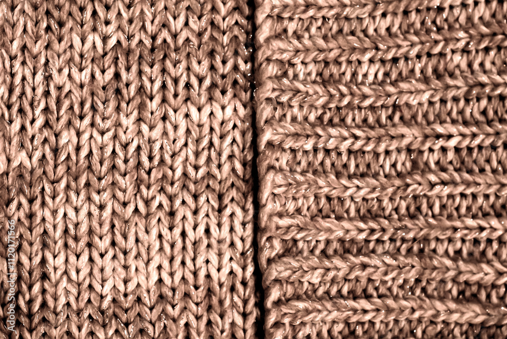 Gradient texture of weaving of threads of woolen fabric with 3D effect in color 2025 mocha mousse of rich brown, coffee color, soft brown. Gradient texture of weaving of threads of woolen fabric with 3D effect in color 2025 mocha mousse of rich brown, coffee color, soft brown.