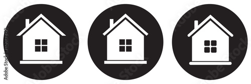 Web home icon for apps and websites. Collection home icons. House symbol