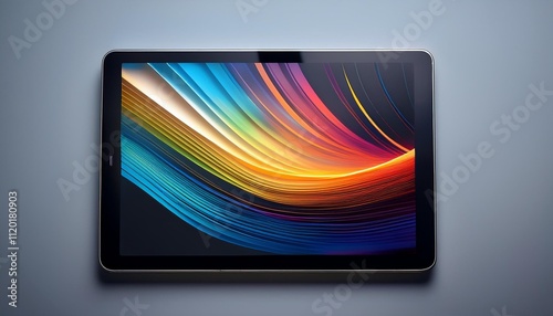 abstract background with tablet