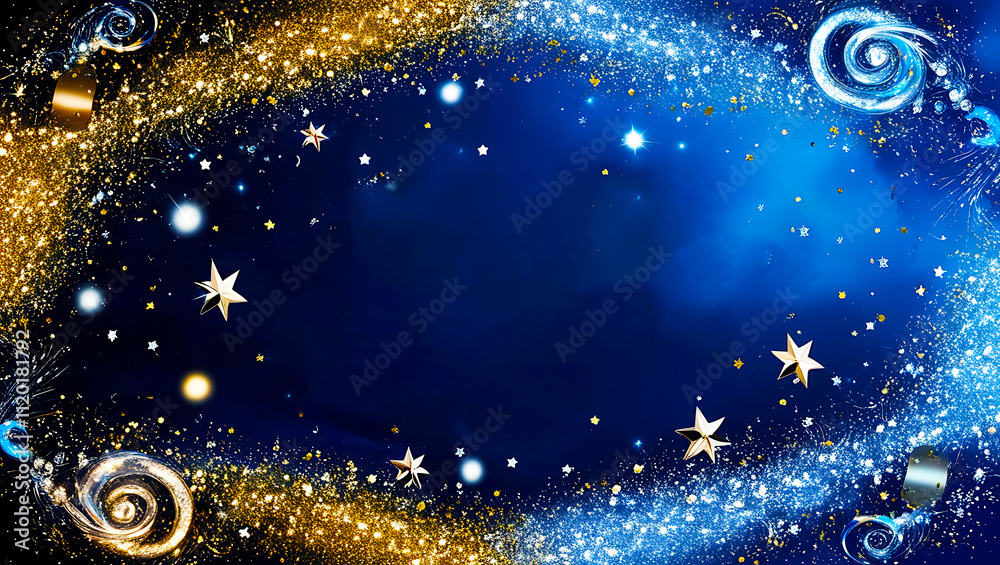 Obraz premium Happy new year celebration social media post design 