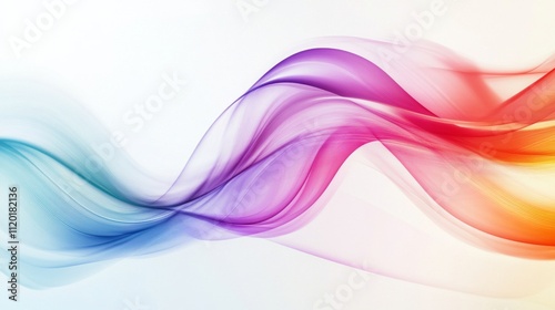 Abstract Colorful Waves: Dynamic Design and Gradient Colors