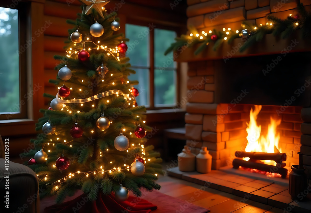 Christmas Tree with Decorations Christmas Tree with Decorations
