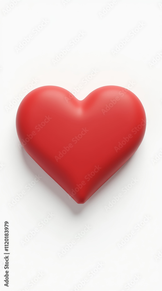 3d red heart symbol 3d red heart symbol