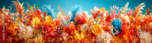 Experience the Colorful and Energetic Vibe of a Brazilian Carnival Celebration with Vibrant Costumes and Festive Atmosphere