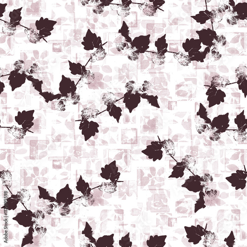 pattern with leaves seamless ptterns photo