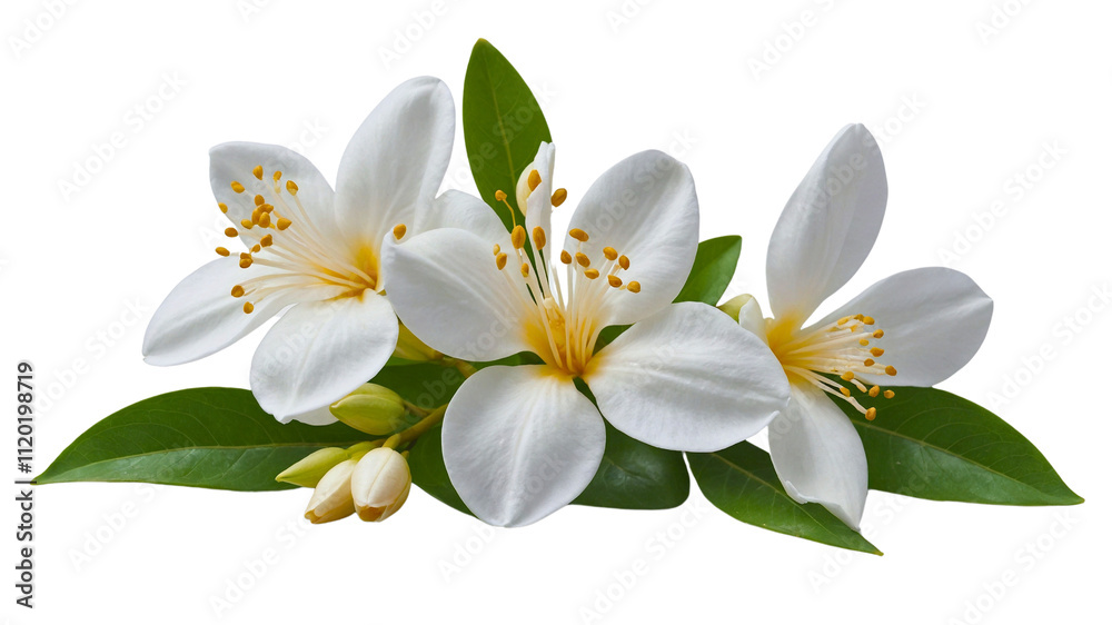 Fototapeta premium Jasmine flower png Jasmine png flower png beautiful flower png Jasmine flower transparent background 