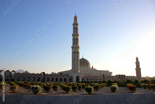 Oman Muscat Mutrah Sultan Qaboos mposque Mutrah bazar Oman sea