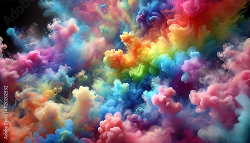 abstract smoke background