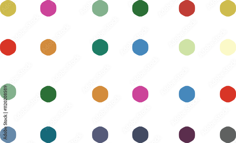 set of different color fill round shape pallets. random colors. vector-illustration set of different color fill round shape pallets. random colors. vector-illustration