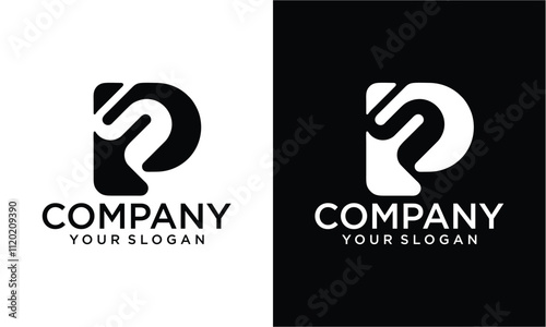 Creative Alphabet letters Initials Monogram logo SP, PS, S and P