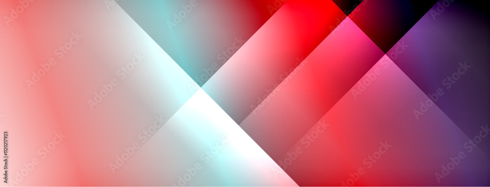 Obraz premium Colorful gradient with lines made of shadow and light. Creative background