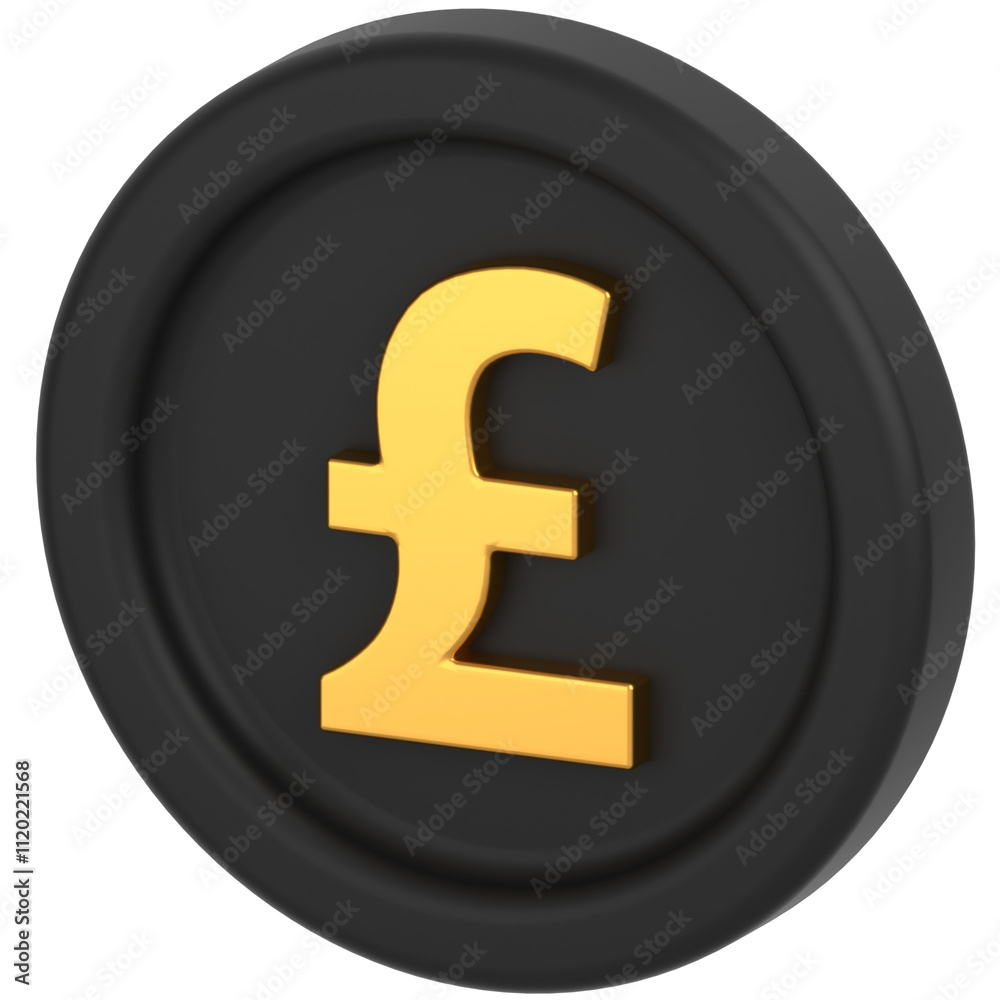3d icon of a Pound coin
3d icon of a Pound coin