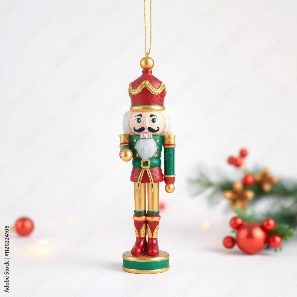 Red and Gold Nutcracker Ornament Red and Gold Nutcracker Ornament