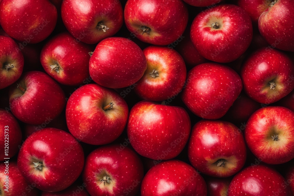 Red apples background. Ripe big dark red apples royal gala wallpaper. Closeup top view apple pattern. Bright shiny fragrant fruits and water drops. Harvesting, fresh healthy food concept. Above view Red apples background. Ripe big dark red apples royal gala wallpaper. Closeup top view apple pattern. Bright shiny fragrant fruits and water drops. Harvesting, fresh healthy food concept. Above view