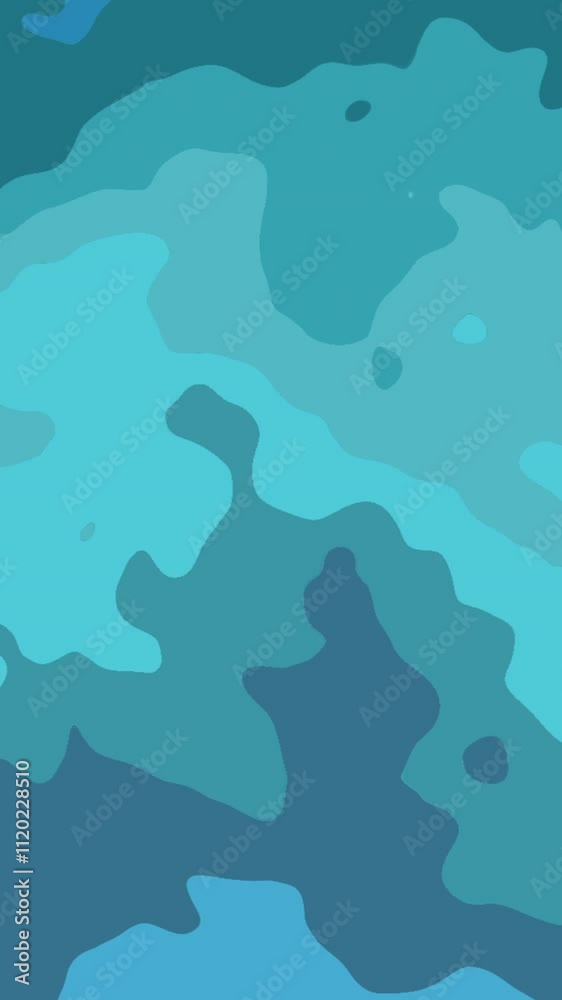 Abstract gradient posterized background with smooth teal green wave animation
Abstract gradient posterized background with smooth teal green wave animation