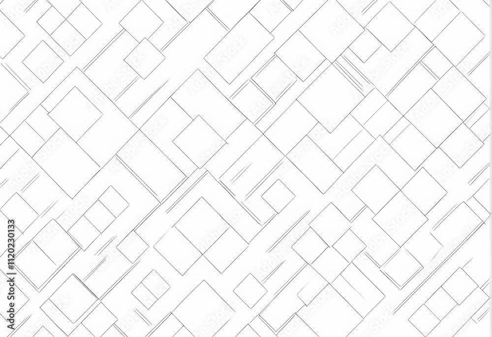 Abstract Geometric Line Pattern On White Background With Delicate Modern Design Abstract Geometric Line Pattern On White Background With Delicate Modern Design