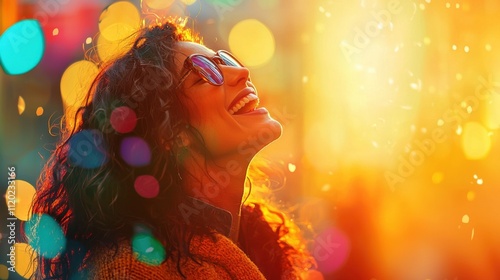 Genuine Friendship: Woman Sharing Laughter and Joy with Friend in Candid Moment under Natural Sunlight