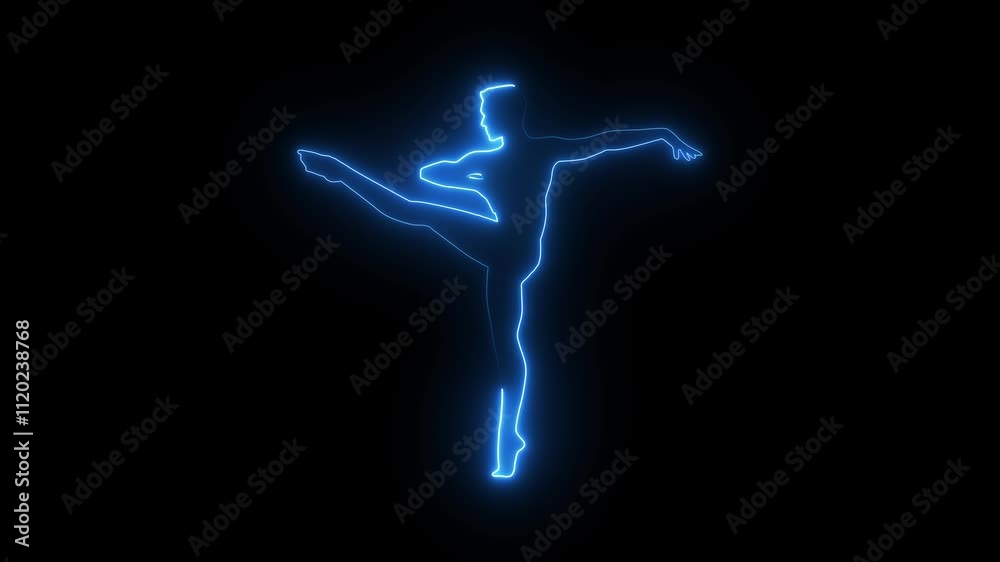 Silhouettes of dancing people dancing jazz funk, hip hop, house dance, Vogue dancing. Dancer on a dark colored background Silhouettes of dancing people dancing jazz funk, hip hop, house dance, Vogue dancing. Dancer on a dark colored background