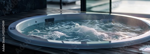 bathtub or pool with jacuzzi photo