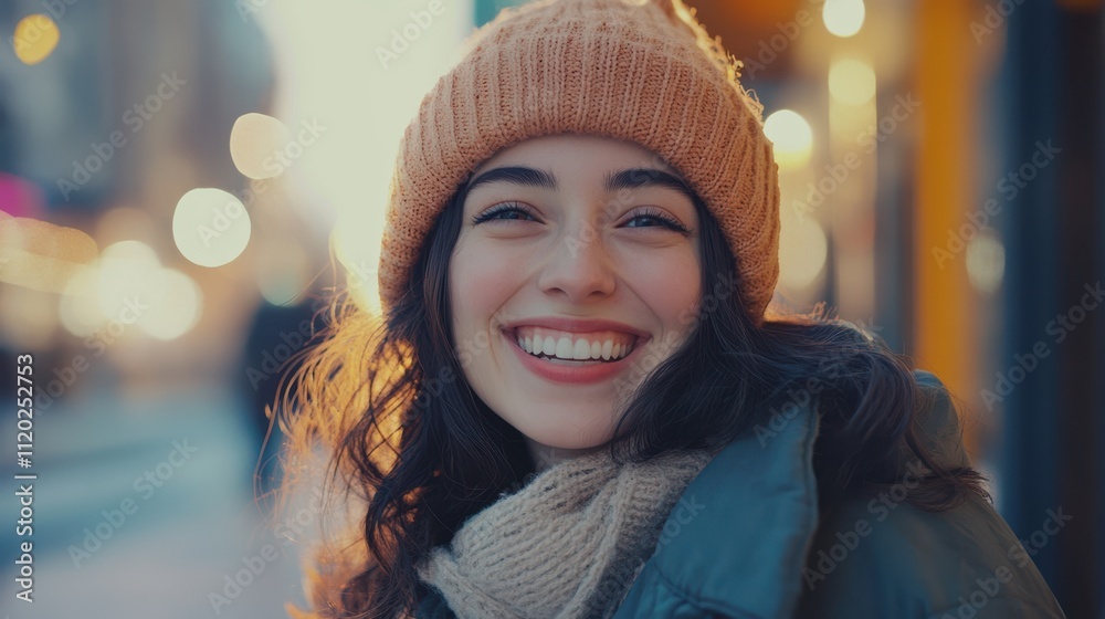 The Smiling Woman in Winter