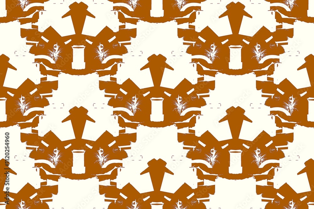 seamless pattern with silhouettes seamless pattern with silhouettes
