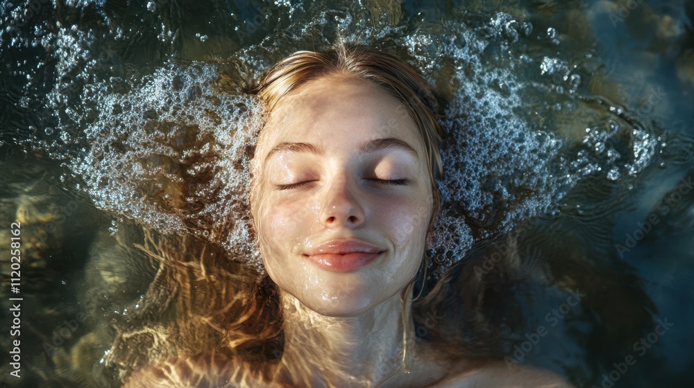 Obraz premium The Woman in Water Bliss
