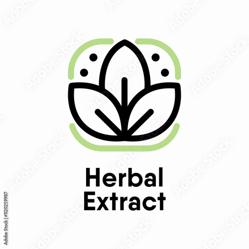 Herbal Extract information sign