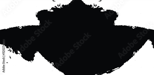 Vector paintbrush, brush strokes templates. Grunge design elements for social media. Vector grunge overlay.