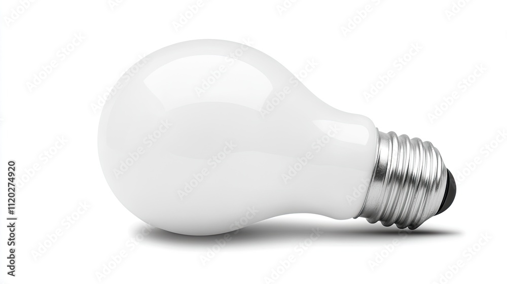 A bright, glowing light bulb with a minimalist design, symbolizing the spark of innovative ideas and creativity for the year 2025, isolated on white. A bright, glowing light bulb with a minimalist design, symbolizing the spark of innovative ideas and creativity for the year 2025, isolated on white.