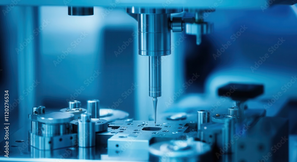 Precision engineering with cnc machine in industrial setting Precision engineering with cnc machine in industrial setting