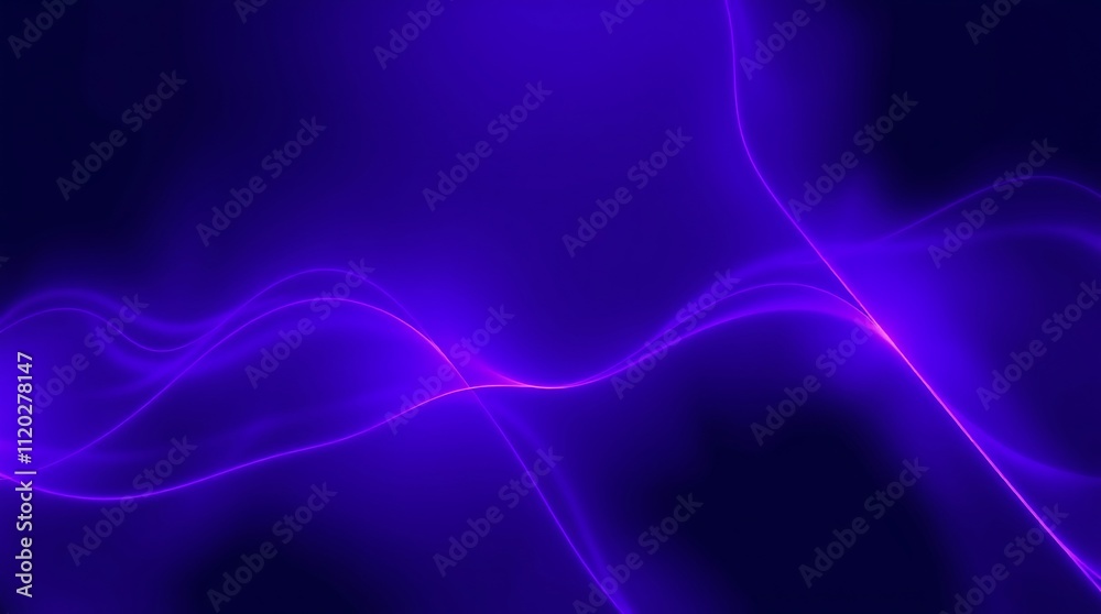 Obraz premium Abstract Purple Energy Flow 