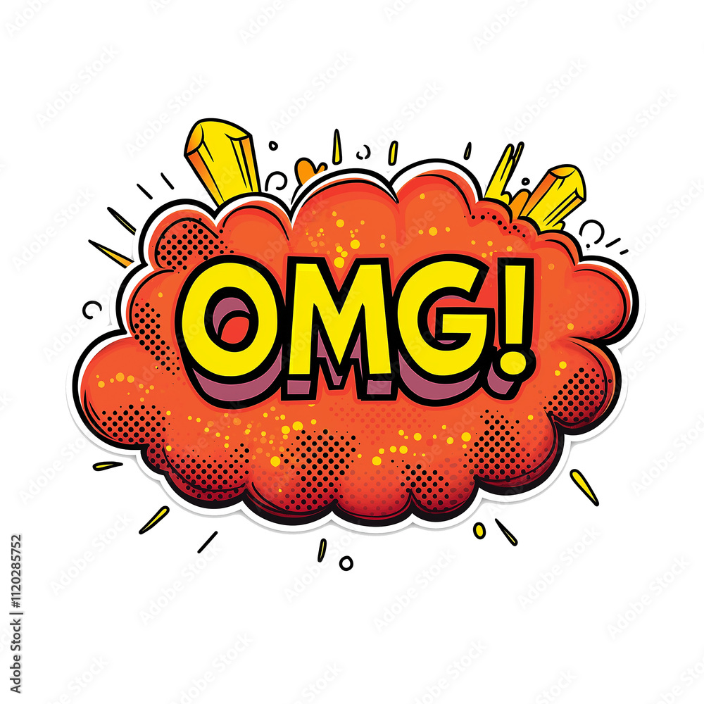 Omg comic style expression with transparent background Omg comic style expression with transparent background
