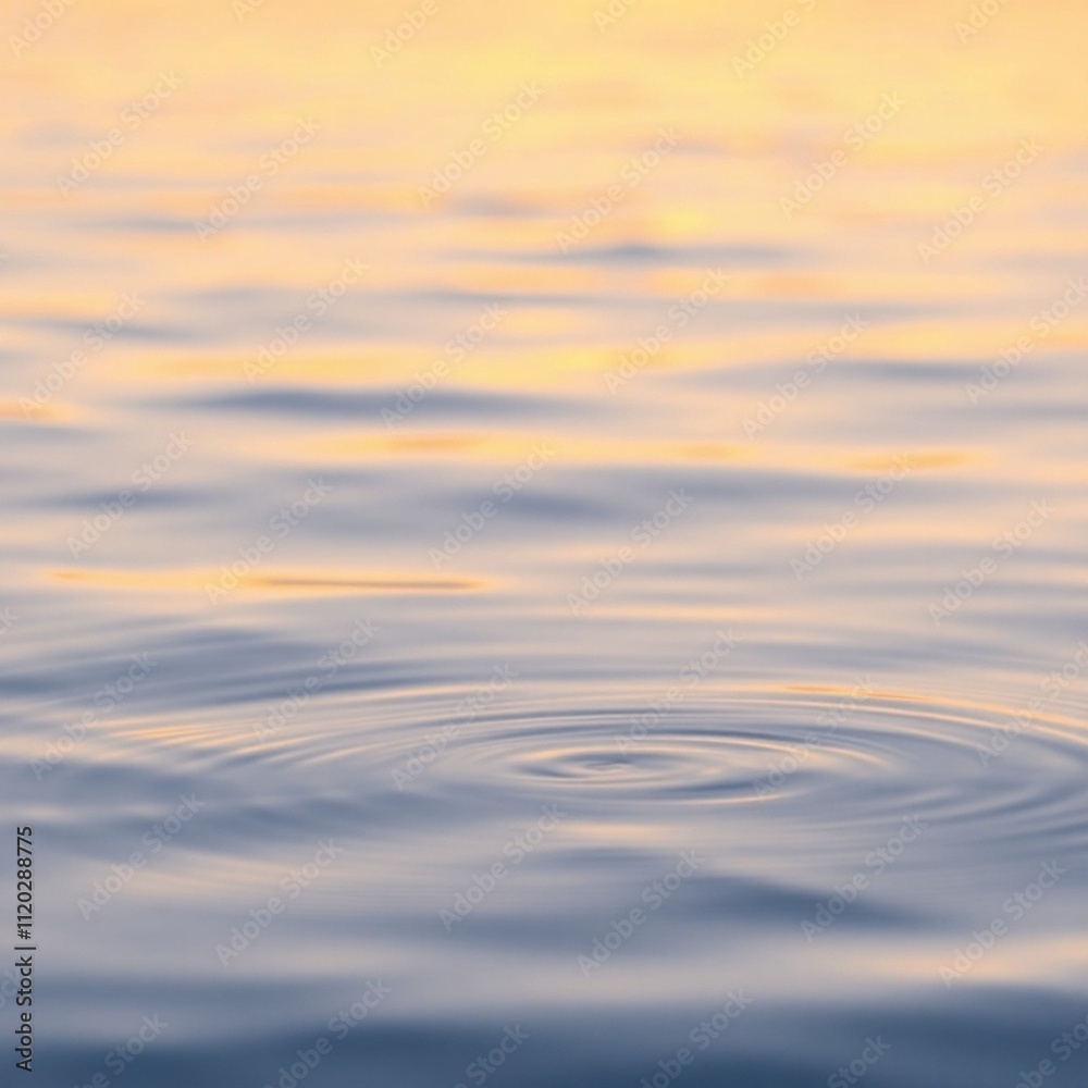Rippling Water Patterns at Sunset Rippling Water Patterns at Sunset