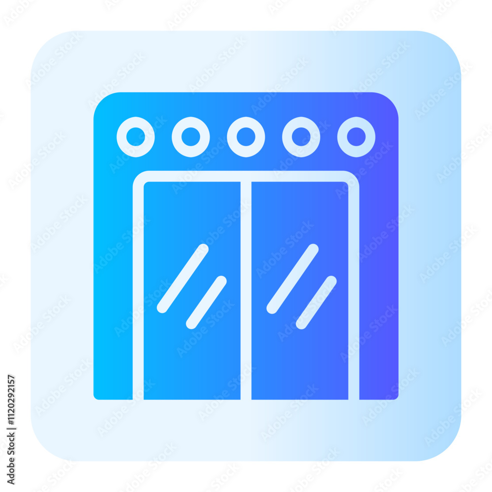 elevator gradient icon elevator gradient icon
